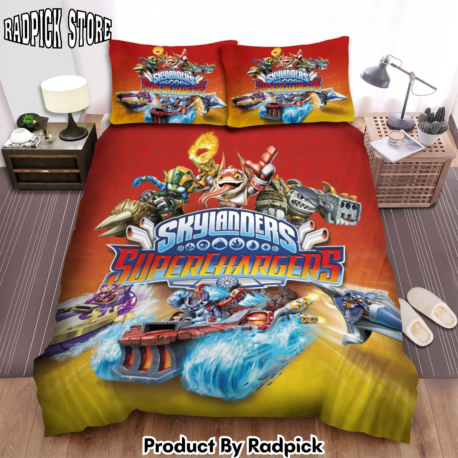 Radpick skylanders superchargers poster duvet cover bedroom sets comfortable bedding sets rp3272295